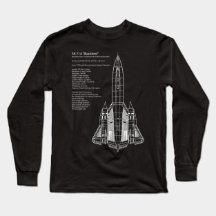 SR71 Blackbird Long Sleeve T-Shirt